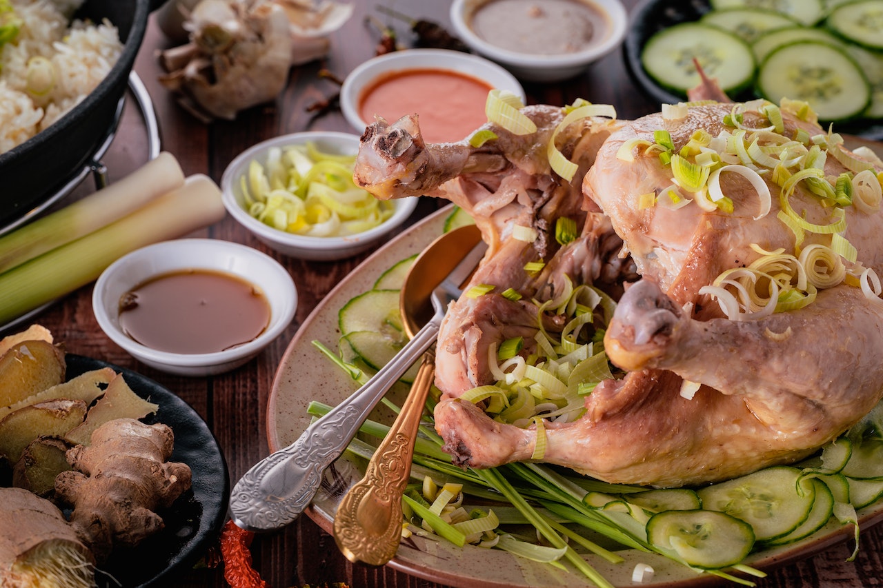 Hainanese Chicken Rice