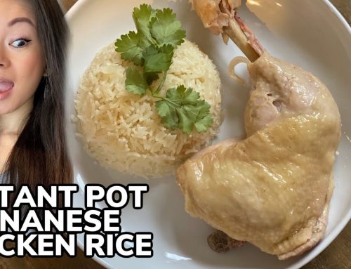 🐓 Easy Hainanese Chicken Rice Recipe in Instant Pot & Rice Cooker (海南雞飯) | Rack of Lam